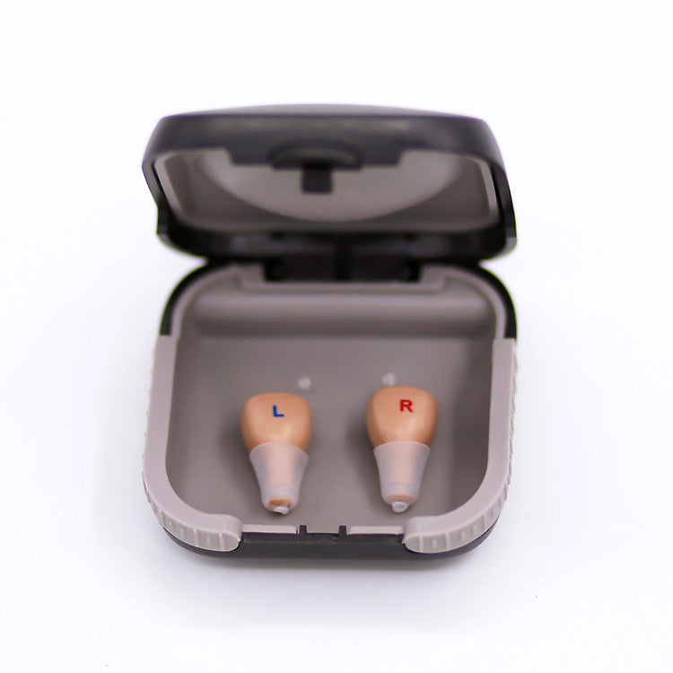 Rechargeable Hearing Amplifier to Aid and Assist Hearing, Premium Comfort Design and Nearly Invisible
