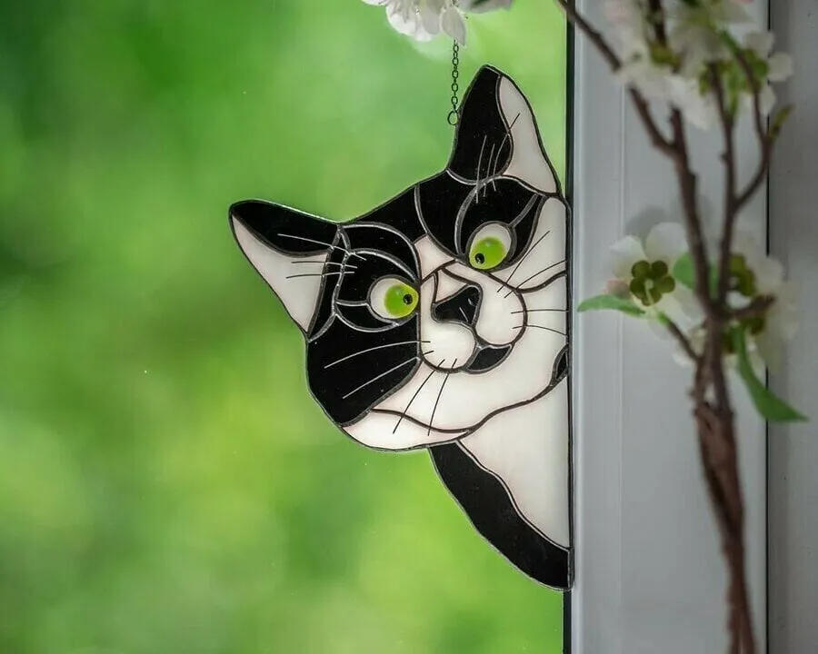 SheremArt Peeking Cat