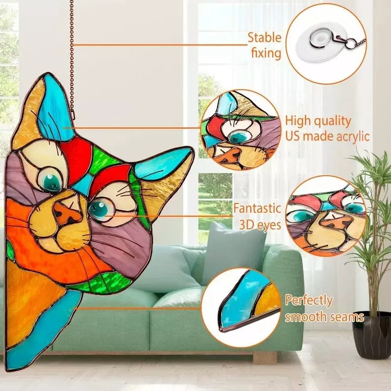 SheremArt Peeking Cat