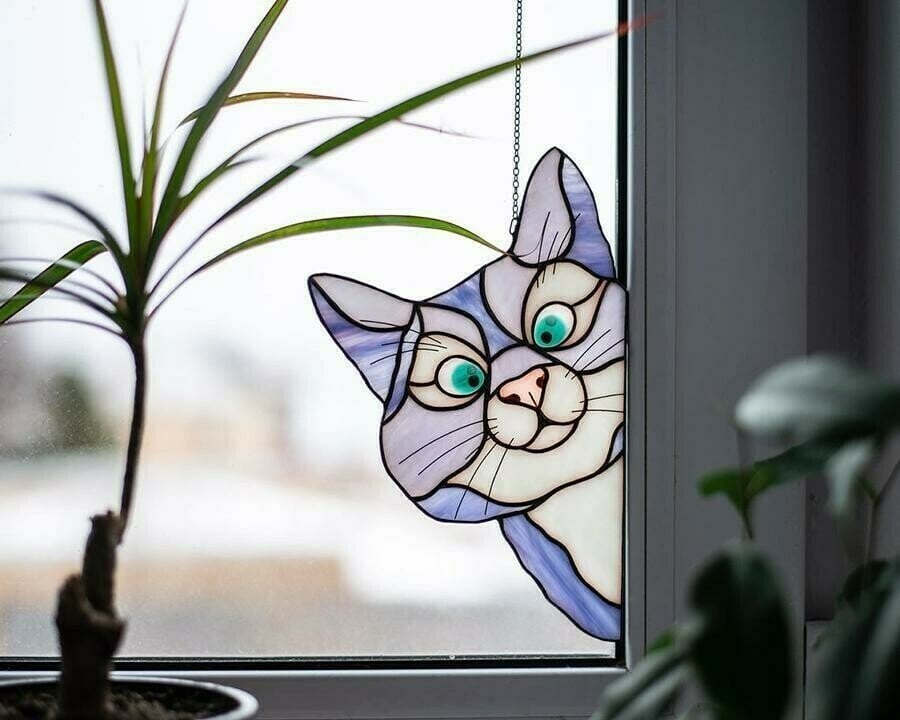 SheremArt Peeking Cat