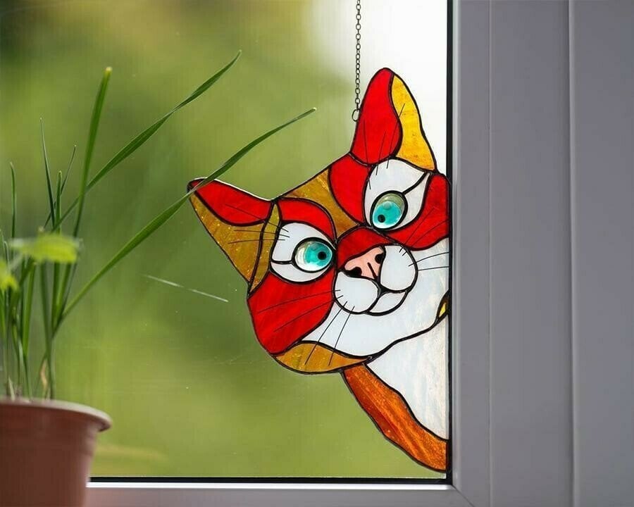 SheremArt Peeking Cat