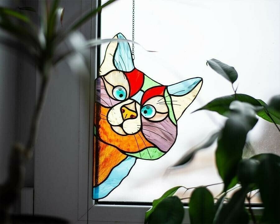 SheremArt Peeking Cat