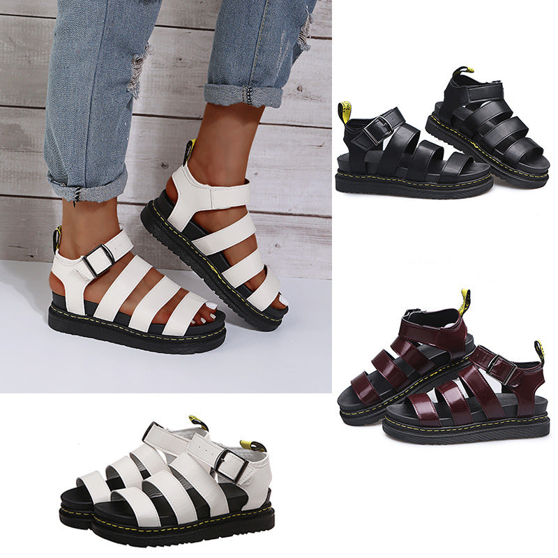 Platform Ladies Martin Sandals