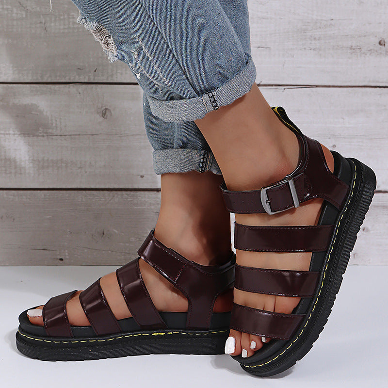 Platform Ladies Martin Sandals