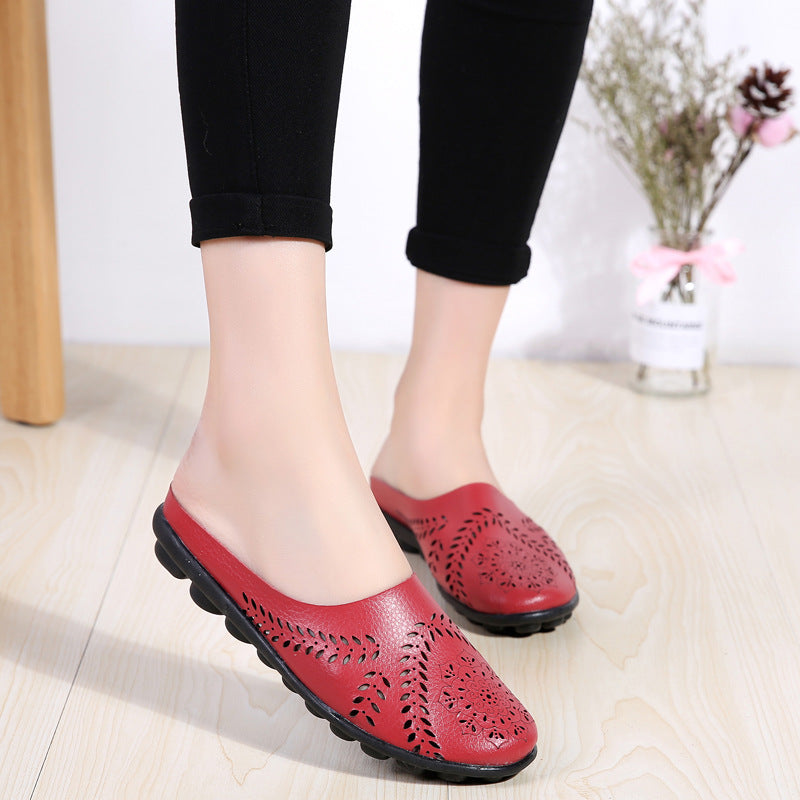 Women's Summer Flat Heelless Slippers