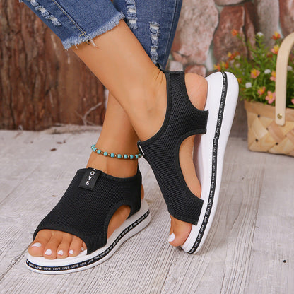 Summer Fashion Flat Fly Woven Women's Sandals