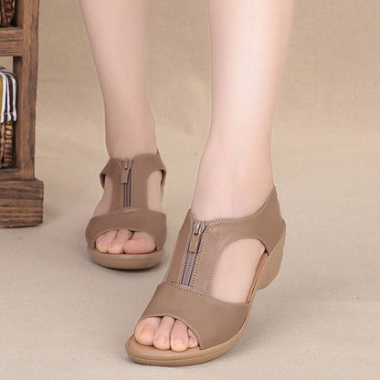 Women's Comfortable Soft Sole Wedge Casual Hollow Sandals