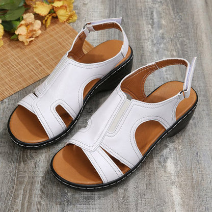 Summer Velcro Fish Mouth Casual Women's Sandals