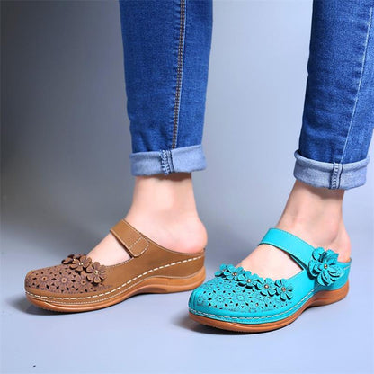 Ladies Flat Round Toe Casual Sandals