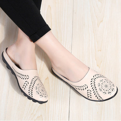 Women's Summer Flat Heelless Slippers