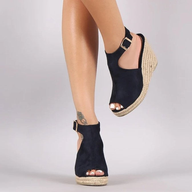 Ladies Summer Fish Mouth Casual Sandals