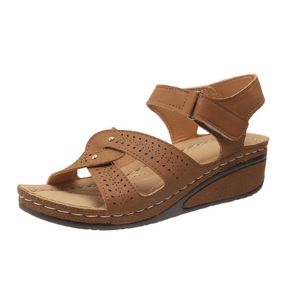 Women's Comfort Round Toe Wedge Sandals