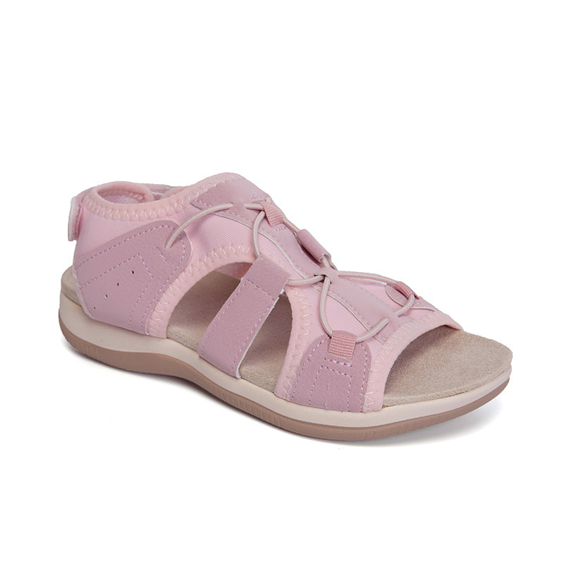 2024 spring new round toe breathable casual sandals