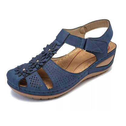 Summer women's soft sole round toe wedge sandals