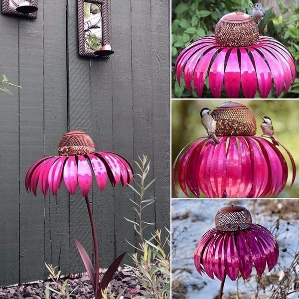 2024 Outdoor Flower Bird Feeder Decoration