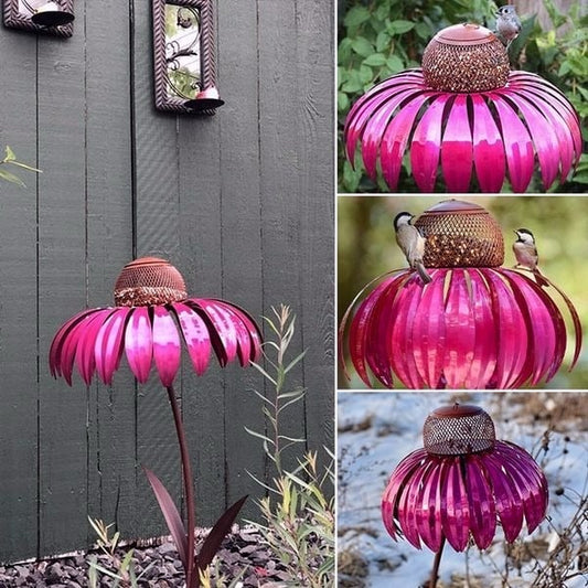 2024 Outdoor Flower Bird Feeder Decoration